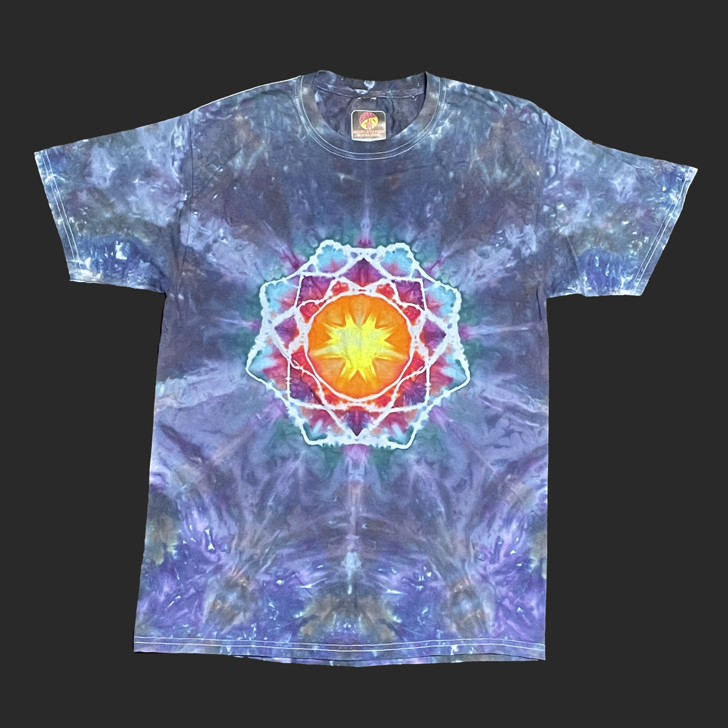 Sunburst Mandala Ice Dye