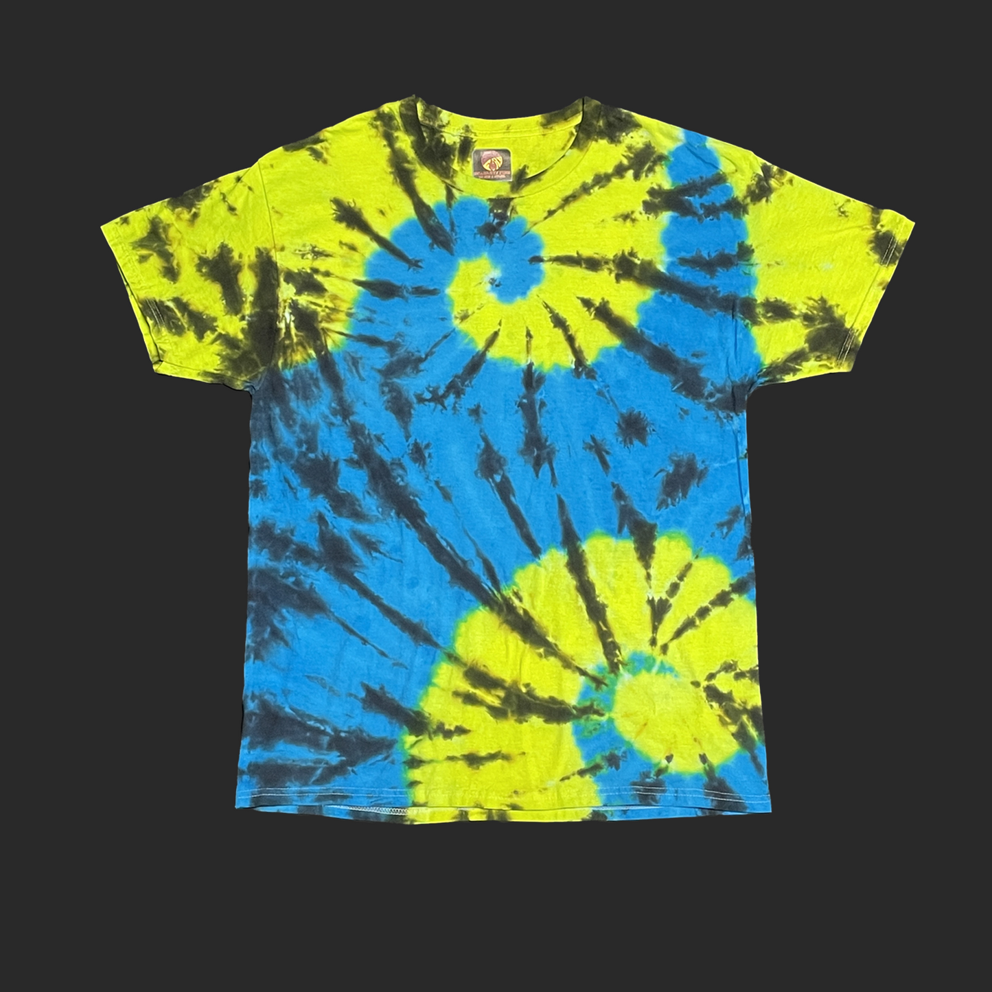 Blue Yellow Double Spiral